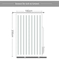 Miniatyrbillede 4 af 5: Bruseforhæng 180x200cm Hvid Havskaller Vandtæt Anti-Mould Bruseforhæng Polyester Badeforhæng til Badeværelse