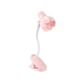 Miniatyrbilde 1 av 5: Skrivebordslampe, 360 graders rotasjon, klips-på-lampe, bærbar leselampe, klemme på skrivebord/bord/køyeseng/skap, hjemmebelysning Pink D