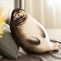 Miniatyrbild 3 av 5: Plush Sälsoffa Fylld med Bomull Mjuk Djurleksak Sälsoffa Mjuk Fet Kudde Fylld med Bomull Djur 40cm C
