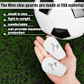 Miniatyrbild 2 av 3: 1 par Mini Fotbollsskydd, Extra Mini Benskydd Mini Benskydd Skyddsutrustning Benskydd (10x6cm, Vit)
