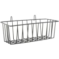 Miniatyrbilde 4 av 9: Nordisk stil Metalltråd Gitterkurv med krok og veggmontert hengende arrangør passer for bokhylle/baderomsoppbevaring Hjemmeartikler