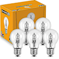 Miniatyrbillede 3 af 5: 4 stk. A55 halogen energibesparende pære gammeldags pære halogen wolfram øjenbeskyttelse opvarmning avlslampe fuldt spektrum dæmpbar E27 skrue E27 53W