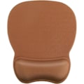 Miniatyrbillede 1 af 6: Ergonomisk musemåtte med håndledsstøtte i memoryskum, komfortabel computermusemåtte til bærbar computer, smertelindrende håndledsstøtte ren brun Pure Brown