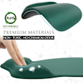 Miniatyrbild 5 av 6: Ergonomisk musmatta med handledsstöd i memory foam, bekväm datormusmatta för bärbar dator, smärtlindrande handledsstöd, ren grön Pure Green
