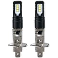 2x H1 6000k Super Ljust Vitt 6000lm DRL LED Strålkastarsats Helljus