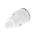 Miniatyrbillede 4 af 5: Lufttrykskontakt Tænd Sluk Trykknap Til Badekar Affaldskværn Whirlpool White 32mm