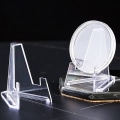 Miniatyrbilde 1 av 5: 10 stk Akryl Stativ Mynt Visningsstativ Easel Holder Liten Stativ