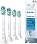 4 erstatningsbørstehoder til Philips Sonicare - Ny og gammel emballasje sendes tilfeldig White C2