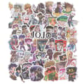 50 st Jojo's Bizzare Adventure Stickers För Motorcykel Laptop Bi One Size