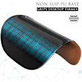 Miniatyrbild 6 av 6: Ergonomisk musmatta med handledsstöd i memory foam, bekväm datormusmatta för bärbar dator, smärtlindrande handledsstöd, ren brun Pure Brown