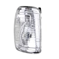 Miniatyrbillede 4 af 4: Hvid Blinklys Dæksel Sidespejl Lys Indikator Linse Uden Pærer Passer Til Ford Transit Mk8 2014 2019 Bil Tilbehør Signal Light Pair
