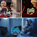 Miniatyrbilde 5 av 7: 3D-videospillkontroller nattlys 3D Illusion Game O