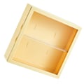 Miniatyrbild 4 av 5: Väggmonterad skyltfönster Blind Box Figurer Display Case Hantverk Förvaringsställ Dammsäker Dockleksak Förvaringslåda Creamy Yellow