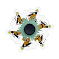 Miniatyrbild 5 av 5: Fidget Spinner Anime Springande Fingertoppsgyro Stressreducerande Fidget Hand Spinner Fokusleksak Pikachu