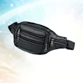 Pikkukuva 4 / 7: Matkailun crossbody-laukut naisille Vyötärölaukku Säädettävällä vyöllä Aito nahkainen vyölaukku PU nahkainen vyölaukku Vyölaukku