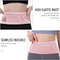 Miniatyrbild 5 av 7: Slim Fit Löparbälte med 4 Säkra Stora Fack, Fukttransporterande Workout Fanny Pack, Midjeväska för Löpare, Fitness, Träning Pink L