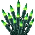 Jul mini ljusslinga, 50 LED ljusslinga med UL-certifiering grön Green