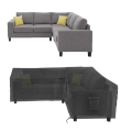 Miniatyrbilde 4 av 8: Vanntett beskyttelsestrekk for hjørnesofa utendørs S (215 x 215 x 87cm)