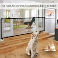 Miniatyrbild 3 av 4: Magisk hundgrind för hushållet med justerbar bredd för husdjurstaket L