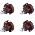 Miniatyrbild 3 av 5: 4-pack med utbyteslampor för instrumentpanel, instrumentbräda, AC-panel, mittkonsol, varmvita T3 Neo Wedge halogenlampor 12V