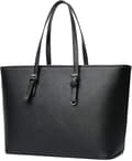 Dame shopper klassisk elegant håndtaske sort