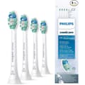 4 erstatningsbørstehoder kompatible med Philips Sonicare, emballasjen kan variere, hvit, C2 hvit C2 hvit White C2