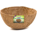 Miniatyrbillede 2 af 4: Hjem og have 1 x 14\" (35cm) skålformet kokosnød hængende kurveforing 14" Bowl Coconut Liner