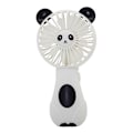 Miniatyrbild 1 av 5: Söta tecknade djurfläktar med mjuka skumblad, batteridriven för studenter Panda Kattunge Mini Panda