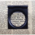 Miniatyrbild 4 av 5: 10X 28mm Mini Vikbar Förstoringsglas i Zink-Legering med Skala för Textil Optiskt Glas