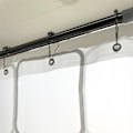 Miniatyrbillede 5 af 5: Duschgardinkroge Ringe, 12-styks rulleboldsæt Badegardinringe til Badeværelsesgardinstænger