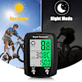 Miniatyrbilde 5 av 5: Vanntett Kablet LCD Digital Sykkelcomputer Sykkel Speedometer Odometer