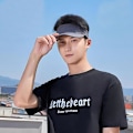 Pikkukuva 2 / 4: Aurinkolippalakki Mesh Quick Dry Visor Hat Hengittävä ja Säädettävä Tennis Visor Hatit Poninhäntä Baseball Cap Grey