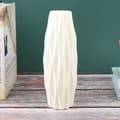 Blomvas Dekoration Hem Plastvas Vit Imitation Keramik Vit 7*21cm White 7*21cm