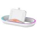 Miniatyrbilde 1 av 4: Ladestasjon - IPEGA - PG-P5P02 - RGB 14 moduser - USB Type-C - Hvit