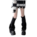 Miniatyrbillede 7 af 10: Benvarmere Y2K Benvarmere SORT SORT Sort Black Black