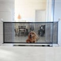 Miniatyrbillede 2 af 4: Magisk hundegitter til hjemmet med justerbar bredde til kæledyrstaget L