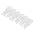Miniatyrbillede 1 af 5: 6 stk. G9 LED-pærer, dæmpbare, 3W, energibesparende, 360 graders lyspære til loftslamper og loftslamper, varmt hvidt 220-240V