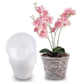 Miniatyrbillede 4 af 5: 5 stk. 5 tommer plastik orkidé blomsterpot transparent orkidé
