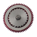 Miniatyrbilde 2 av 5: Urdeler til klokke 3135-540 Rød reverserende hjul montert erstatning for VR 3135 urverk reparasjon reservedel