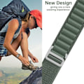 Miniatyrbilde 4 av 5: Loop-rem for Samsung Galaxy Watch 5/4 40mm 44mm/Watch5 Pro, 20mm justerbar sportsnylon G-krok erstatning