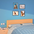 Miniatyrbilde 5 av 5: A4 fotorammer, 3-pakks sorte plakatrammer (21x29,7cm), egnet for skrivebord og veggmontering