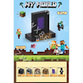 Pikkukuva 5 / 5: Minecraft-minihahmo Pelikartta DIY Magneettilelut Minecraft Dungeons Sarjakuvamaailma Mallintaja Luovat lelut Lapsille Lahjat T040-64PCS
