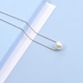 Miniatyrbillede 5 af 5: Boho Perle Halskæde Guld Flydende Perle Choker Halskæde Minimalistisk Kæde