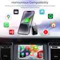 Miniatyrbillede 7 af 8: Trådløs CarPlay-adapter til iPhone, konverterer kablet til trådløs Apple CarPlay-adapter, USB & USB-C/Type-C
