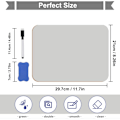Miniatyrbillede 2 af 7: Mini whiteboard til tør sletning, 8,2x11,8 tommer dobbeltsidet mini whiteboard med penne og viskelæder, holdbare bærbare whiteboards 1pc