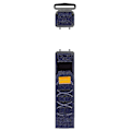 Miniatyrbillede 2 af 4: For Huami Amazfit T-Rex 3 Nylon Urrem med Loop-Lukning og Stik - Midnatsblå Multicolor Midnight Blue