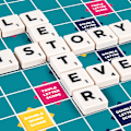 Pikkukuva 3 / 5: Klassinen Scrabble, ristisanatehtäväpeli, englanninkielinen versio, perhepeli aikuisille ja lapsille