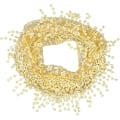 Miniatyrbilde 3 av 4: Blondert dusk med frynser og blomstermønster, trendy silkeslør brodert slør kirkebryllup sjal skjerf frynser