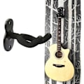 Miniatyrbild 4 av 5: Paket Gitarrhållare Väggfäste Gitarrhängare, Gitarr Väggmonterad Displayfäste Krokar för Elgitarr, Klassisk Akustisk Gitarr, Bas (Svart)