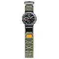 Pikkukuva 3 / 4: Huami Amazfit T-Rex 3:lle Nylon-kellohihna, pikakiinnitys, rannehihna liittimellä - Armeijanvihreä Multicolor Army Green